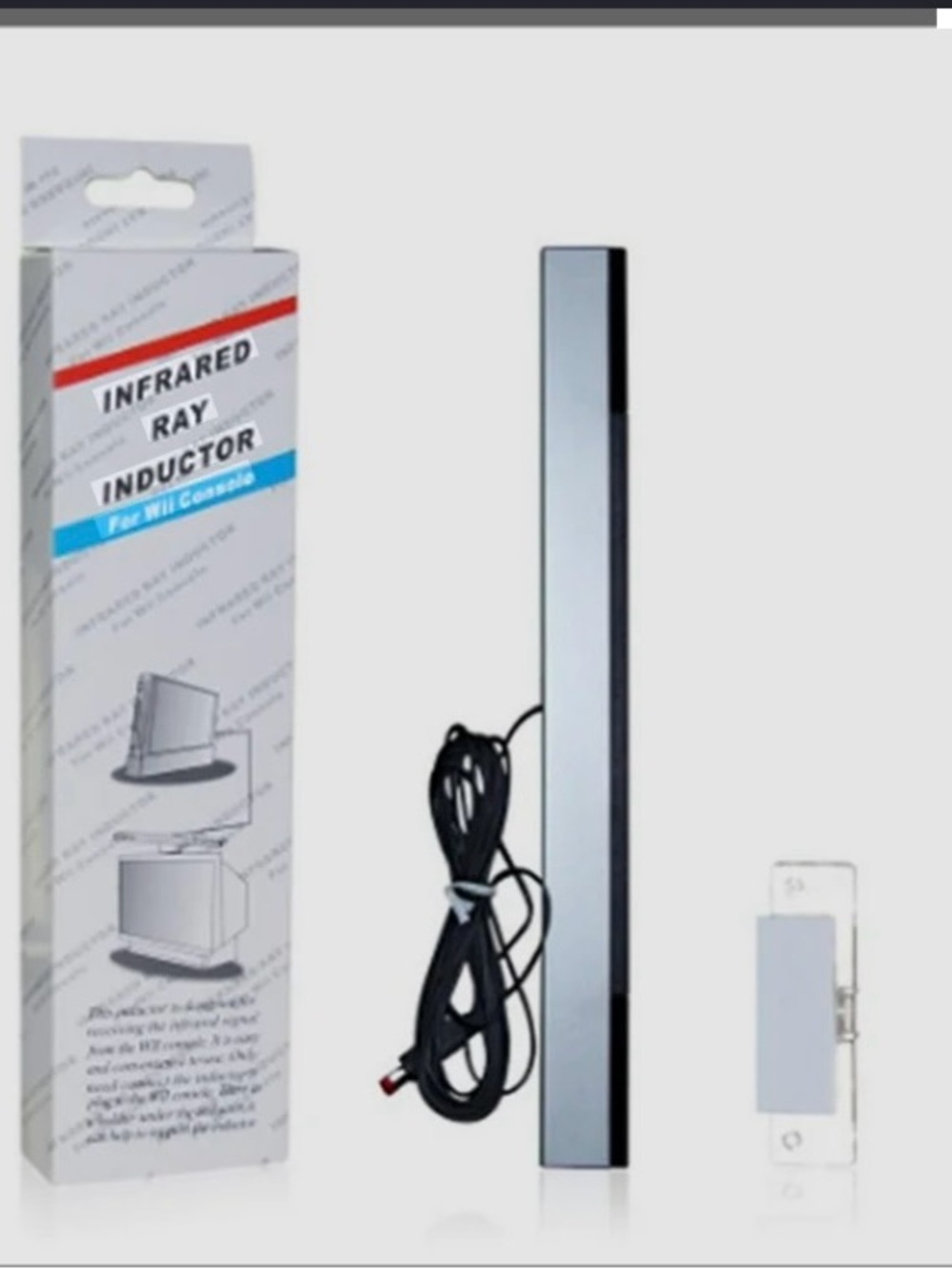Infrared Ray Inductor Sensor Bar - Silver/Black
